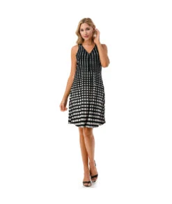 Ariella Zipper Dress 4 Ariella Zipper Dress -Gustwillers Clothing Shop Ariella Zipper Dress BLACK 4 33954.1711573275