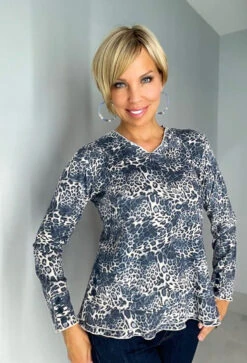 Button Sleeve Pullover -Gustwillers Clothing Shop Button Sleeve Pullover GREY 2 16186.1711556191