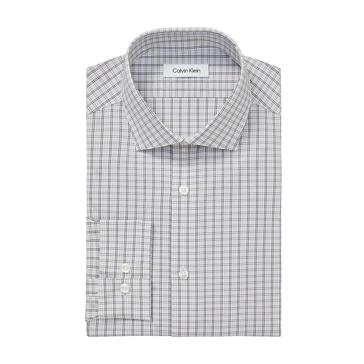 Calvin Klein Steel Slim Fit Dress Shirt - 33K555 Calvin Klein Steel Slim Fit Dress Shirt - 33K555 -Gustwillers Clothing Shop Calvin Klein Steel Slim Fit Dress Shirt 33K555 GRAY 1 52120.1710880810