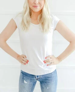 Cap Sleeve Layering Tee