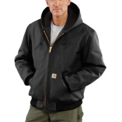 Carhartt Duck Active Jacket -Gustwillers Clothing Shop Carhartt Duck Active Jacket BLACK 1 81277.1710790879