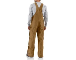 Carhartt Duck Zip-to-Thigh Bib Overall Unlined - R37 -Gustwillers Clothing Shop Carhartt Duck Zip to Thigh Bib Overall Unlined R37 CARHTBRN 3 26198.1710791612
