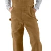 Carhartt Duck Zip-to-Thigh Bib Overall Unlined - R37