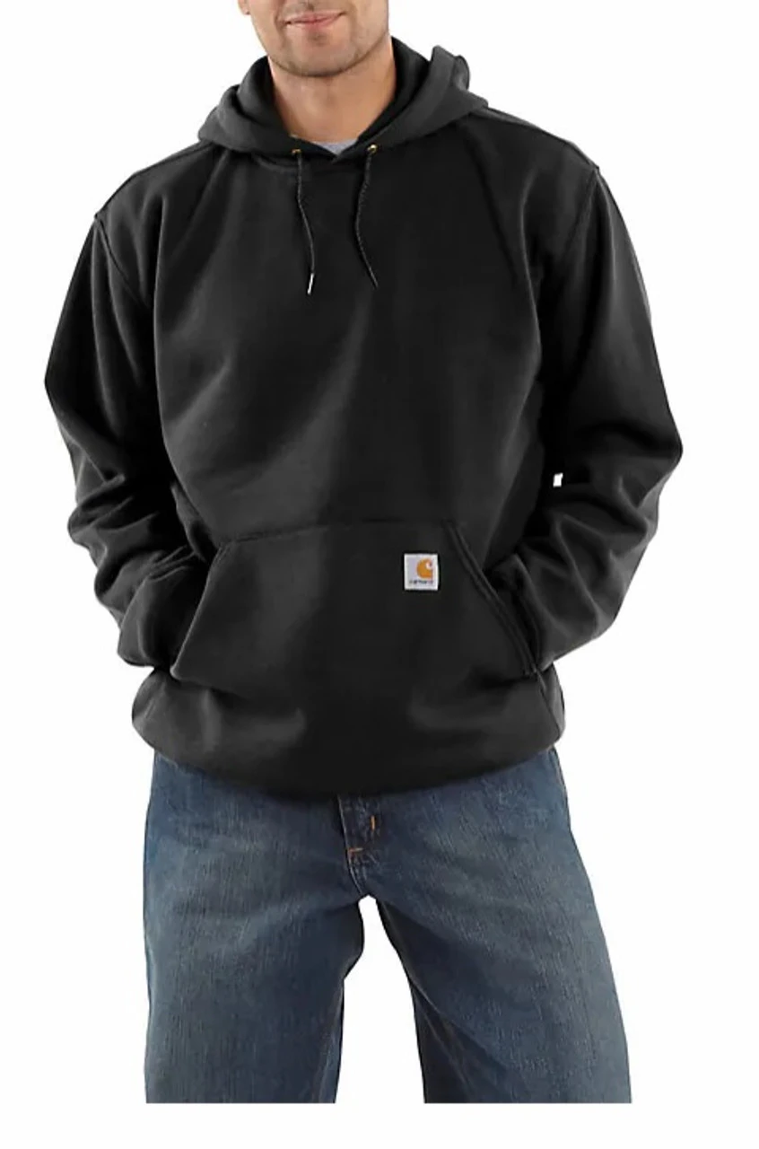Carhartt® Hooded Pullover Midweight Sweatshirt Carhartt® Hooded Pullover Midweight Sweatshirt -Gustwillers Clothing Shop Carhartt Hooded Pullover Midweight Sweatshirt BLACK 1 80142.1710790777