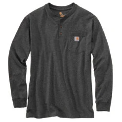 Carhartt Long Sleeve Henley 6 Carhartt Long Sleeve Henley -Gustwillers Clothing Shop Carhartt Long Sleeve Henley CARBONHT 1 38289.1715609797