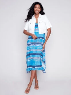 Charlie B Short Sleeve Crop Jacket -Gustwillers Clothing Shop Charlie B Short Sleeve Crop Jacket WHITE 4 57176.1710445373