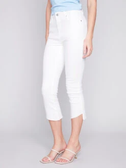 Charlie B Stretch Cropped Pant -Gustwillers Clothing Shop Charlie B Stretch Cropped Pant WHITE 1 06204.1710523883