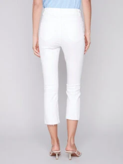 Charlie B Stretch Cropped Pant -Gustwillers Clothing Shop Charlie B Stretch Cropped Pant WHITE 2 55190.1710523890