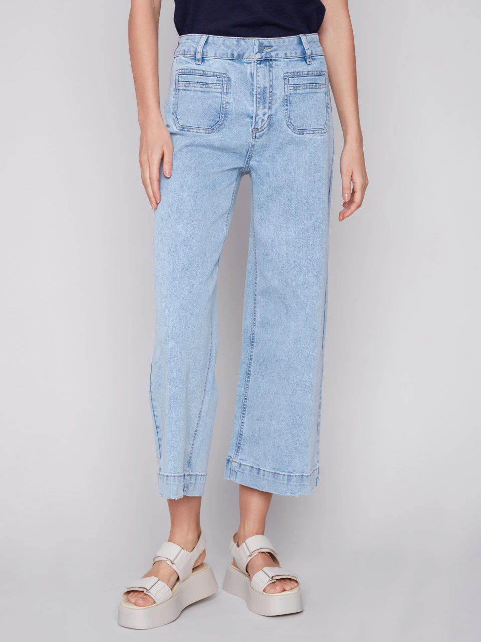 Charlie B Wide Leg Jeans Charlie B Wide Leg Jeans -Gustwillers Clothing Shop Charlie B Wide Leg Jeans BLUEJEAN 1 31403.1710518427