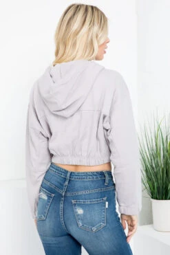 Cropped Hooded Jacket -Gustwillers Clothing Shop Cropped Hooded Jacket RAINDROP 3 92934.1710521701