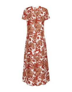 Swing Dress Reef White In Silk Twill -Gustwillers Clothing Shop DRE0001SIL001REE01 WH01 8