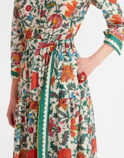Bellini Dress Dragonflower Mini Multicolor In Voile Cotton 4 Bellini Dress Dragonflower Mini Multicolor In Voile Cotton -Gustwillers Clothing Shop DRE0016COT003DRE02 MU01 4