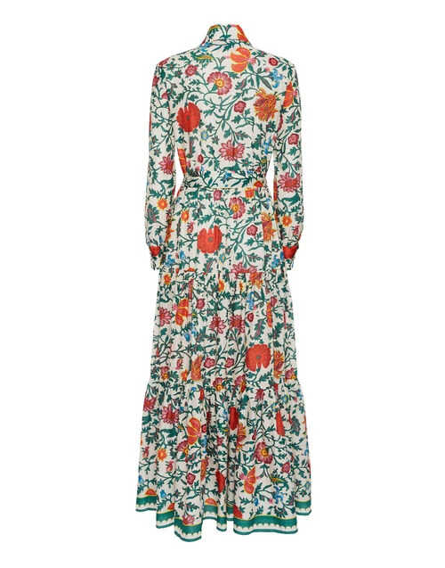 Bellini Dress Dragonflower Mini Multicolor in Voile Cotton Bellini Dress Dragonflower Mini Multicolor In Voile Cotton -Gustwillers Clothing Shop DRE0016COT003DRE02 MU01 8