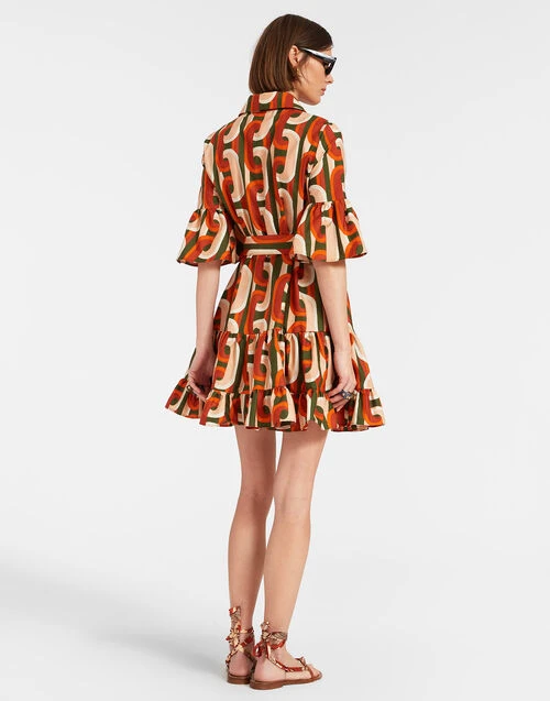 Choux Dress Prometheus Pale Pink in Summer Poplin Choux Dress Prometheus Pale Pink In Summer Poplin -Gustwillers Clothing Shop DRE0193COT039EUS01 PI02 1