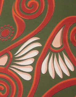 Magnifico Dress Kerylos Placée Dark Green In Silk Twill -Gustwillers Clothing Shop DRE0232SIL006KER01 GR03 9