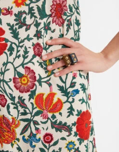 Sporty Swing Dress Dragonflower Mini Multicolor In Cotton Jersey 2 Sporty Swing Dress Dragonflower Mini Multicolor In Cotton Jersey -Gustwillers Clothing Shop DRE0247JER002DRE03 MU01 2