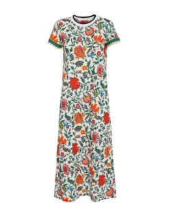 Sporty Swing Dress Dragonflower Mini Multicolor In Cotton Jersey 4 Sporty Swing Dress Dragonflower Mini Multicolor In Cotton Jersey -Gustwillers Clothing Shop DRE0247JER002DRE03 MU01 7