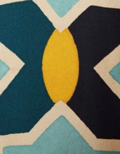 Swing Dress Plaza Light Blue In Silk Twill With Feathers -Gustwillers Clothing Shop DRE0316SIL001PLA01 BU01 6