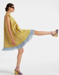 La Fenice Mini Dress Margarita In Jacquard
