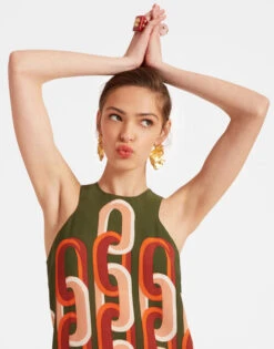 Racer Midi Dress Prometheus Placée Camouflage In Sablé 3 Racer Midi Dress Prometheus Placée Camouflage In Sablé -Gustwillers Clothing Shop DRE0750VIS001EUS02 GR08 3