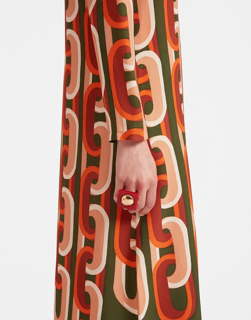 Long Sleeve Midi Swing Dress Prometheus Placée Camouflage in Sablé Long Sleeve Midi Swing Dress Prometheus Placée Camouflage In Sablé -Gustwillers Clothing Shop DRE0759VIS001EUS02 GR08 3