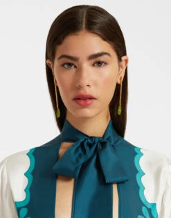 Magnifico Dress Morpheus Placée Orange In Silk Twill 3 Magnifico Dress Morpheus Placée Orange In Silk Twill -Gustwillers Clothing Shop DRE0788SIL001MOR01 OR02 3