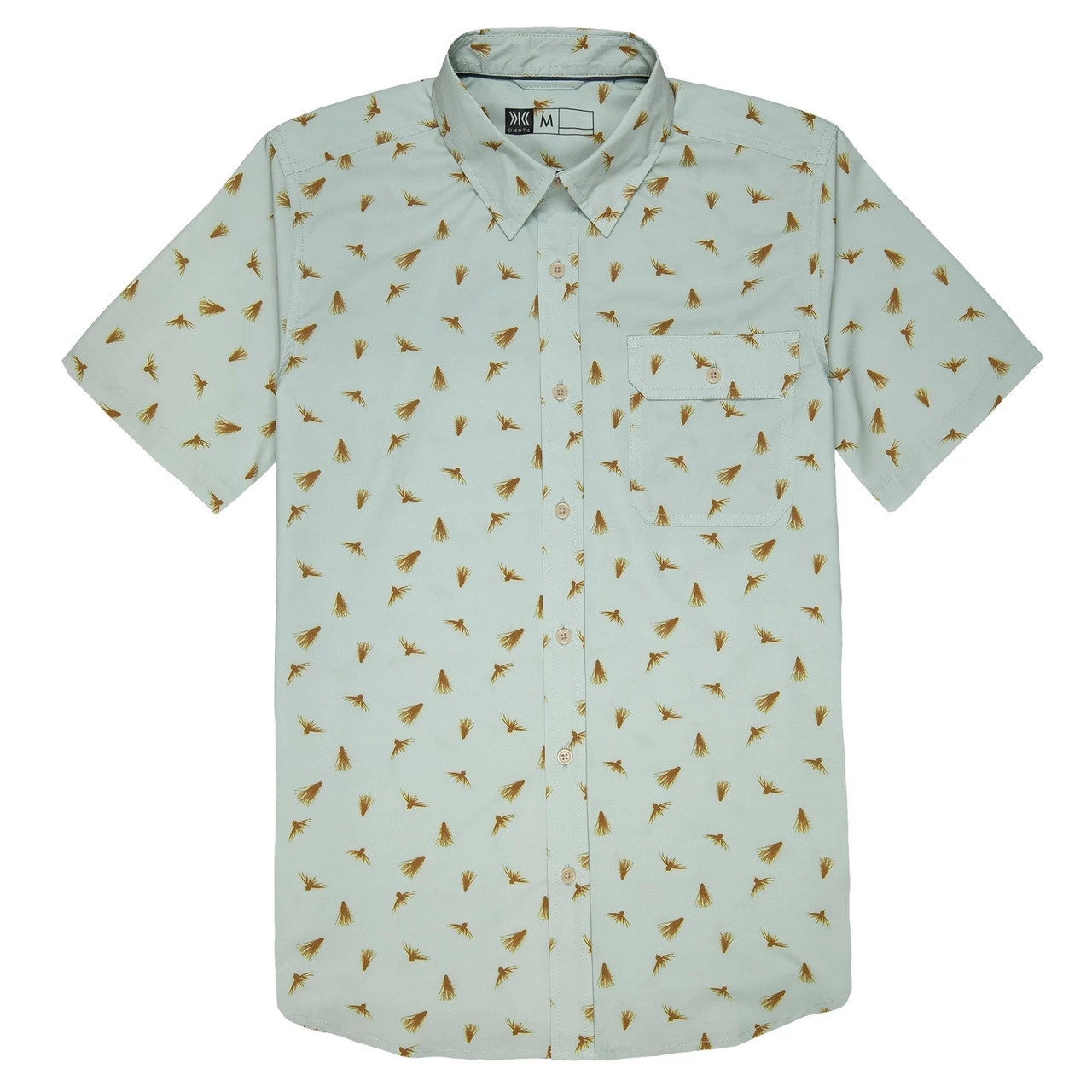 Dkota Grizzly Reel 4-Way Stretch Fly Print Shirt Dkota Grizzly Reel 4-Way Stretch Fly Print Shirt -Gustwillers Clothing Shop Dkota Grizzly Reel 4 Way Stretch Fly Print Shirt LICHEN 1 51202.1712861472
