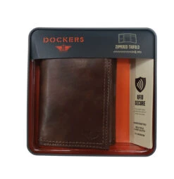 Dockers® Trifold RFID Wallet -Gustwillers Clothing Shop Dockers Trifold RFID Wallet BROWN 1 49008.1710880644