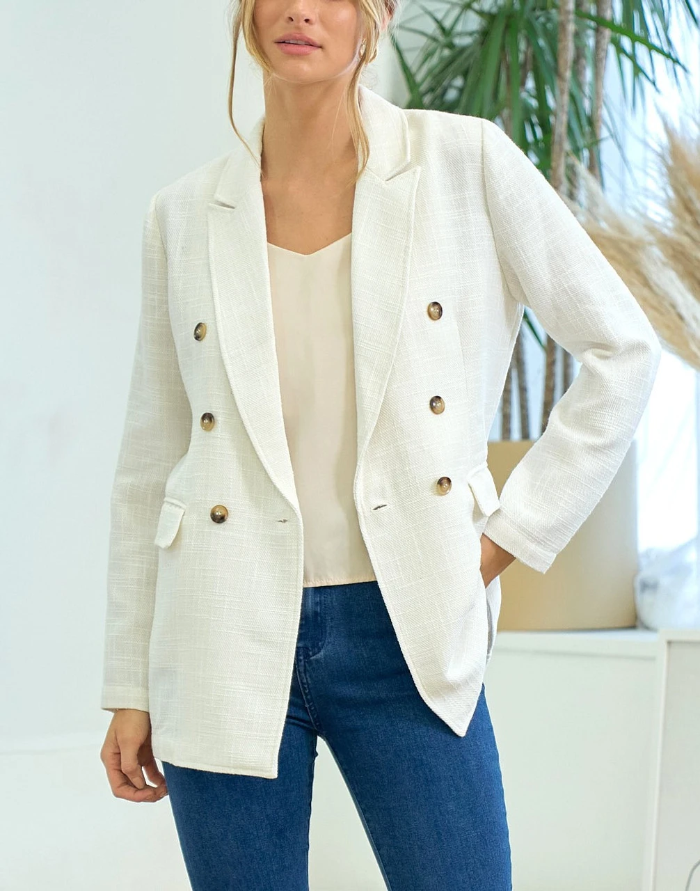 Double Breasted Blazer Double Breasted Blazer -Gustwillers Clothing Shop Double Breasted Blazer S 1 36501.1711550405