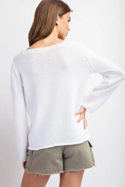 EE:Some Heart Flag Sweater 2 EE:Some Heart Flag Sweater -Gustwillers Clothing Shop EE Some Heart Flag Sweater OFFWHITE 3 42908.1713800502