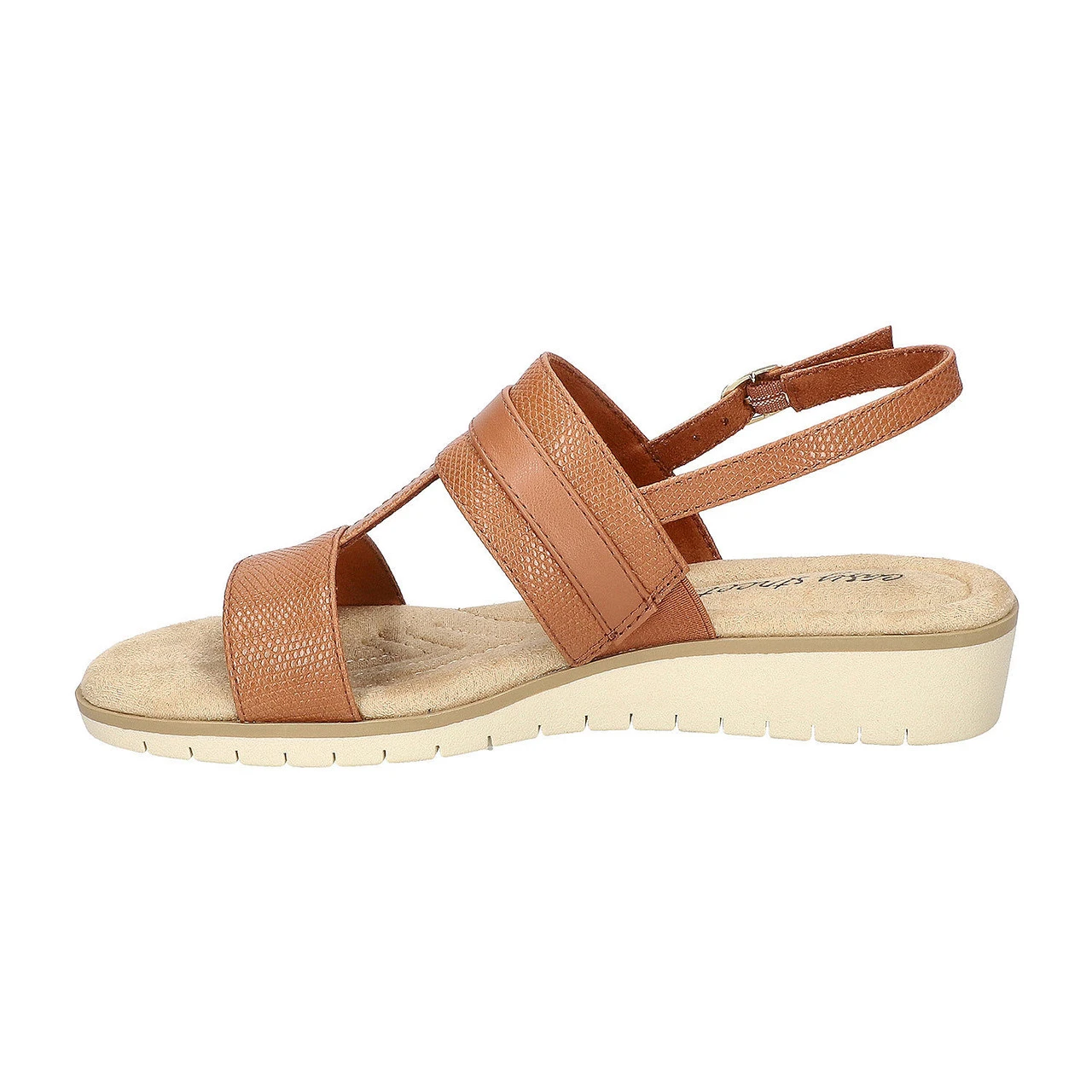 Easy Street Caddo Wedge Sandal Easy Street Caddo Wedge Sandal -Gustwillers Clothing Shop Easy Street Caddo Wedge Sandal TAN 2 07810.1717000415