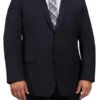 Eisenberg 2 Button Solid Navy Suit Separate Coat
