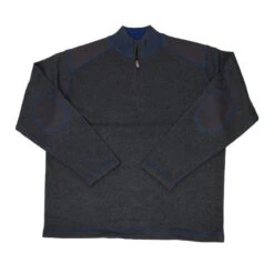 FX Fusion Marled ¼ Zip Sweater - 9104 2 FX Fusion Marled ¼ Zip Sweater - 9104 -Gustwillers Clothing Shop FX Fusion Marled Zip Sweater 9104 COBALT 1 24293.1710890154