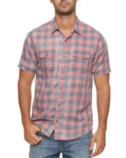 Flag & Anthem Cabot Shirt -Gustwillers Clothing Shop Flag Anthem Cabot Shirt REDBLK 2 03358.1718294004