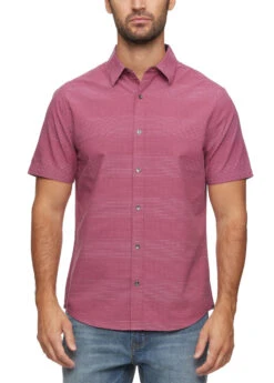 Flag & Anthem Monroe Striped Textured Shirt 5 Flag & Anthem Monroe Striped Textured Shirt -Gustwillers Clothing Shop Flag Anthem Monroe Striped Textured Shirt MAUVE 1 51487.1710887364