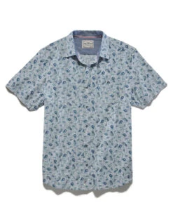 Flag & Anthem Saxton Coconut Print Space Dye Shirt