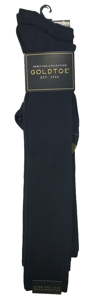 Gold Toe Men's Over the Calf Metropolitan Dress Socks 3Pk Gold Toe Men's Over The Calf Metropolitan Dress Socks 3Pk -Gustwillers Clothing Shop Gold Toe Men s Over the Calf Metropolitan Dress Socks 3Pk S 3 78354.1710890403