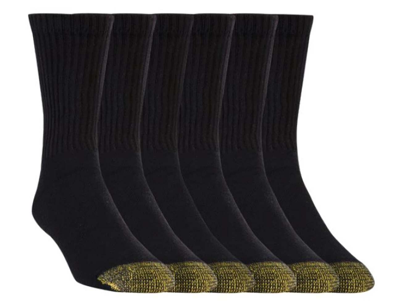 Gold Toe Sport Short Crew - 6 Pack Gold Toe Sport Short Crew - 6 Pack -Gustwillers Clothing Shop Gold Toe Sport Short Crew 6 Pack BLACK 1 30540.1710886963