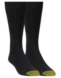 Gold Toe Wellness Comfort Top Crew Sock 2PK 4 Gold Toe Wellness Comfort Top Crew Sock 2PK -Gustwillers Clothing Shop Gold Toe Wellness Comfort Top Crew Sock 2PK BLACK 1 09509.1710887553