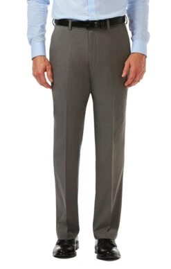 Haggar Big & Tall Flat Front Cool 18® Pro Pant -Gustwillers Clothing Shop Haggar Big Tall Flat Front Cool 18 Pro Pant HTRGREY 1 84378.1711467824