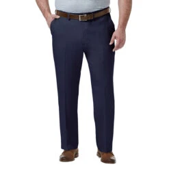 Haggar Big & Tall Flat Front Premium Comfort Dress Pant 8 Haggar Big & Tall Flat Front Premium Comfort Dress Pant -Gustwillers Clothing Shop Haggar Big Tall Flat Front Premium Comfort Dress Pant BLUE 1 32757.1710528838