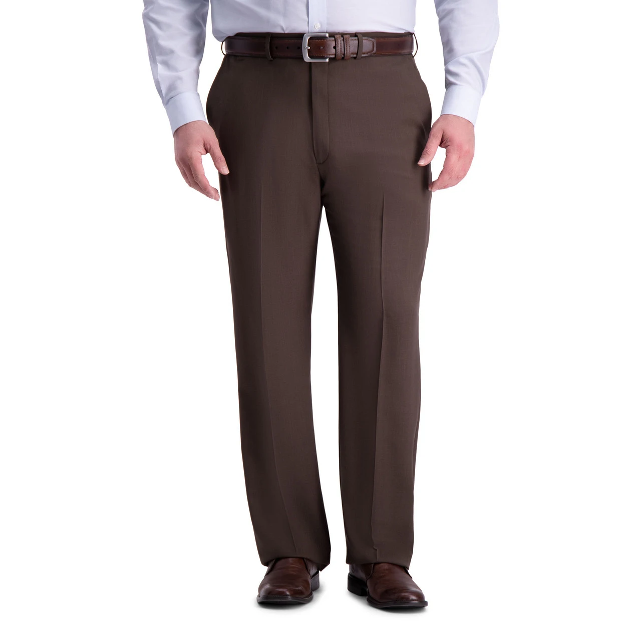 Haggar Big & Tall Flat Front Premium Comfort Dress Pant Haggar Big & Tall Flat Front Premium Comfort Dress Pant -Gustwillers Clothing Shop Haggar Big Tall Flat Front Premium Comfort Dress Pant DARKCHOC 1 36455.1710528790