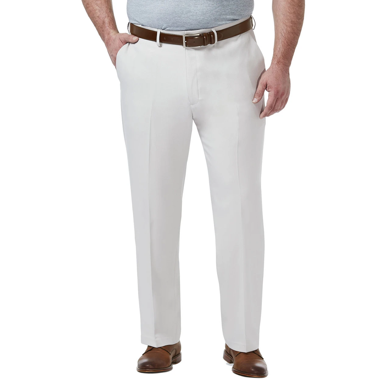 Haggar Big & Tall Flat Front Premium Comfort Dress Pant Haggar Big & Tall Flat Front Premium Comfort Dress Pant -Gustwillers Clothing Shop Haggar Big Tall Flat Front Premium Comfort Dress Pant STONE 1 66737.1710528740