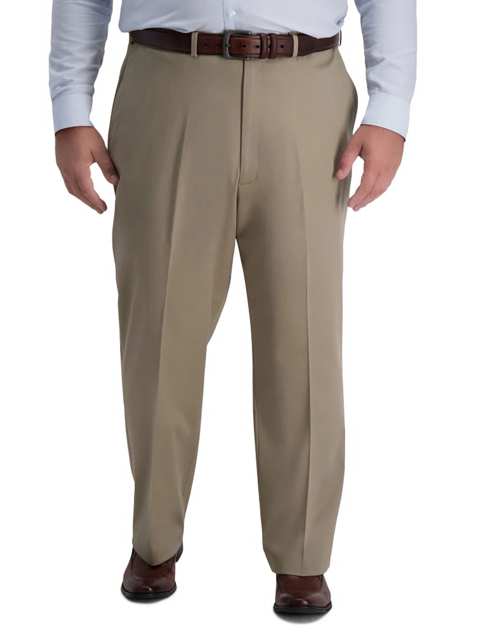 Haggar Big & Tall Flat Front Premium Stretch Khaki Haggar Big & Tall Flat Front Premium Stretch Khaki -Gustwillers Clothing Shop Haggar Big Tall Flat Front Premium Stretch Khaki MEDKHAKI 1 58931.1716493576