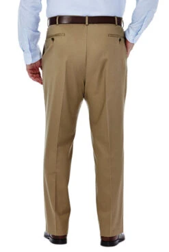 Haggar Big & Tall Premium No Iron Flat Front Khaki -Gustwillers Clothing Shop Haggar Big Tall Premium No Iron Flat Front Khaki S 3 37154.1710527974
