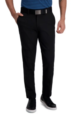 Haggar Cool Right® Performance Flex Pant Slim Fit -Gustwillers Clothing Shop Haggar Cool Right Performance Flex Pant Slim Fit BLACK 1 07377.1710527940