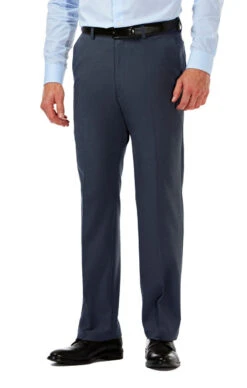 Haggar Flat Front Cool 18 Pro Pant -Gustwillers Clothing Shop Haggar Flat Front Cool 18 Pro Pant HTRNAVY 1 70554.1711653381