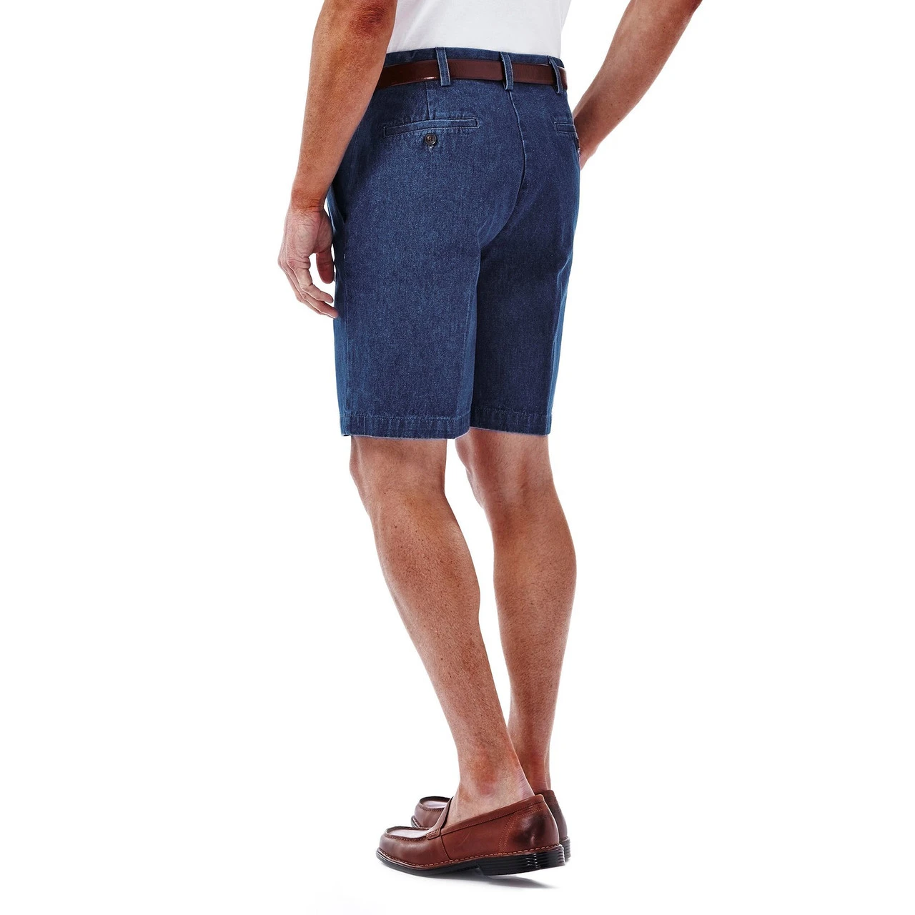 Haggar Flat Front Denim Short Haggar Flat Front Denim Short -Gustwillers Clothing Shop Haggar Flat Front Denim Short S 1 11115.1710527765