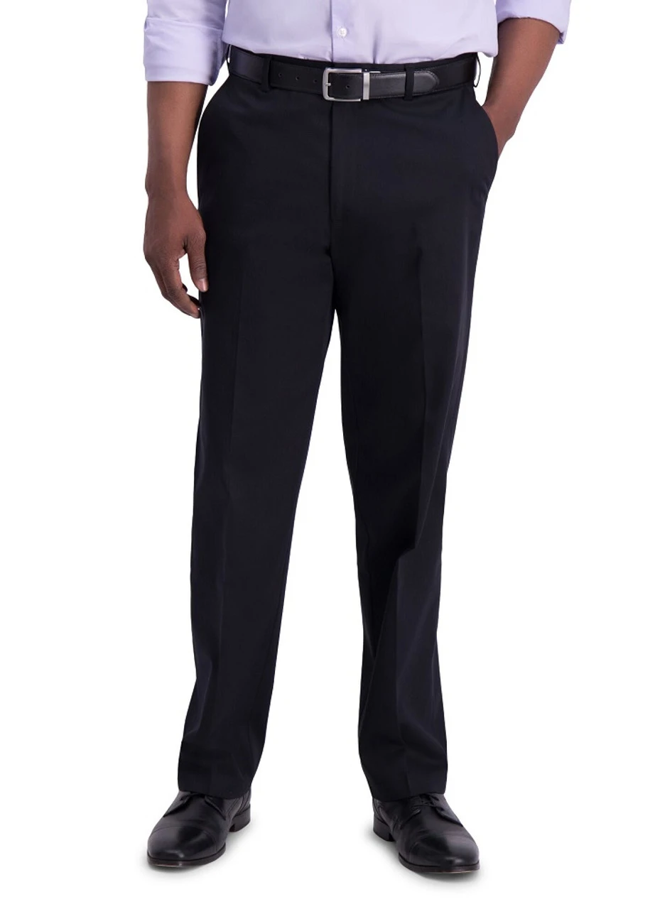 Haggar Flat Front Premium Stretch Khaki Haggar Flat Front Premium Stretch Khaki -Gustwillers Clothing Shop Haggar Flat Front Premium Stretch Khaki BLACK 1 21020.1710528707