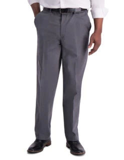 Haggar Flat Front Premium Stretch Khaki 12 Haggar Flat Front Premium Stretch Khaki -Gustwillers Clothing Shop Haggar Flat Front Premium Stretch Khaki CHARCHTR 1 29443.1710528688